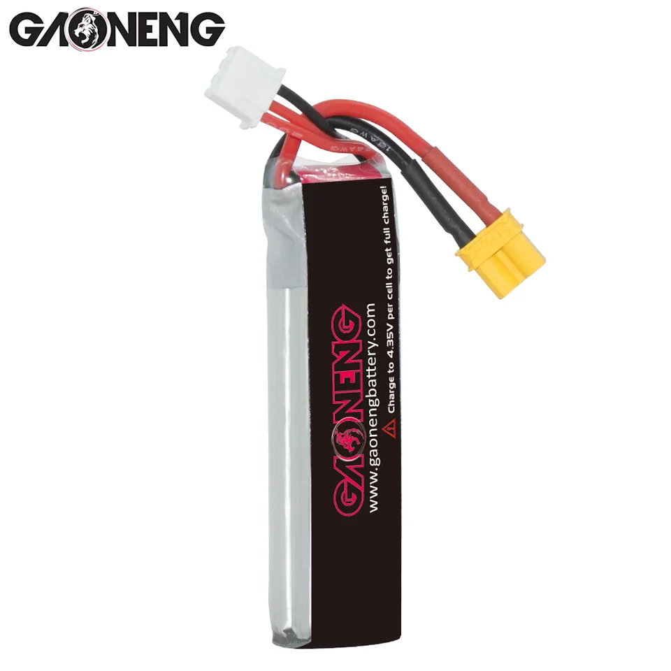 GAONENG GNB 2S 7.6V HV 550mah 100C XT30 LiPo Battery Lighting1 FPV Drone Helicopter Quadcopter