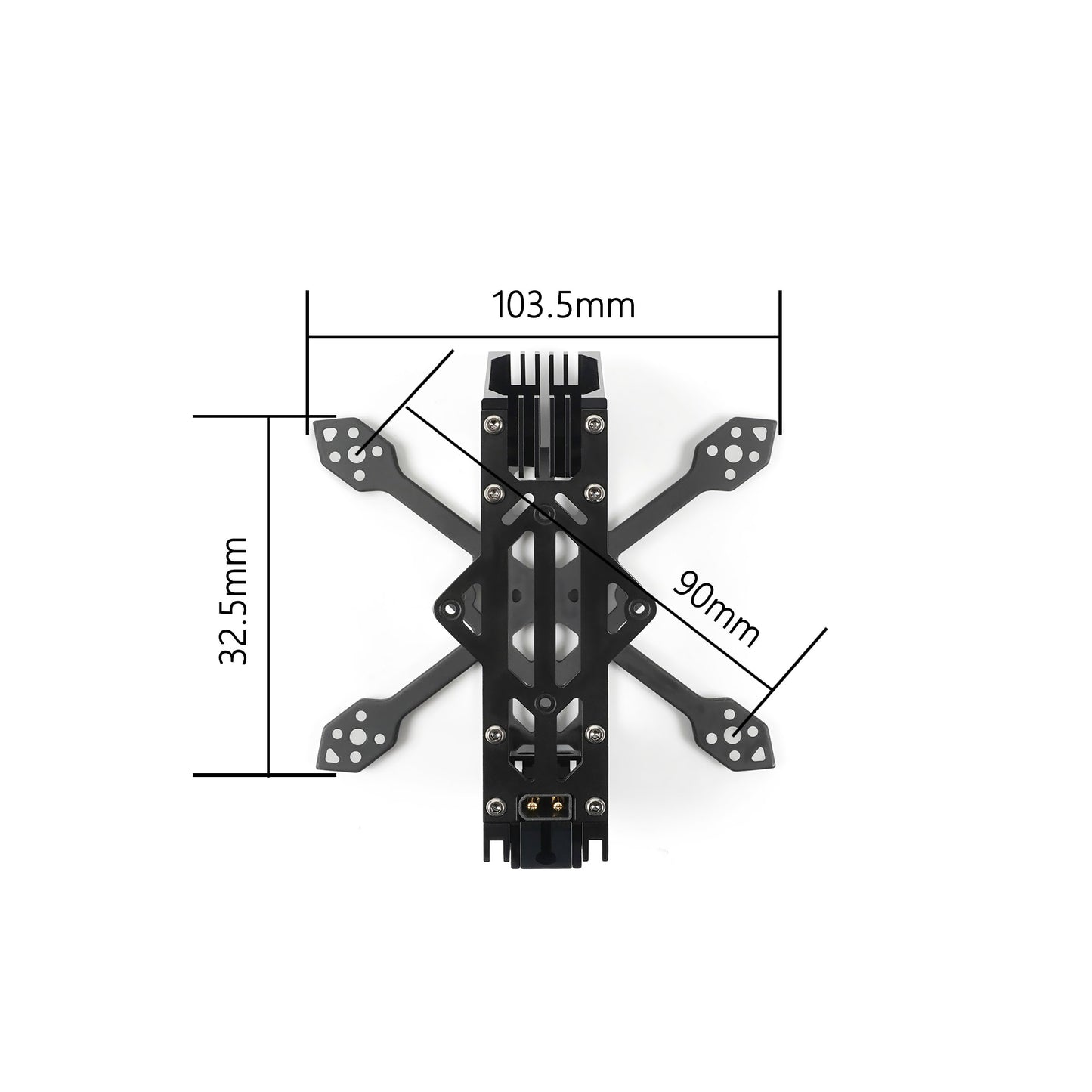 Pre -Order YMZFPV Eagle1 2inch Small FPV Quadrotor Freestyle FPV Frame kit