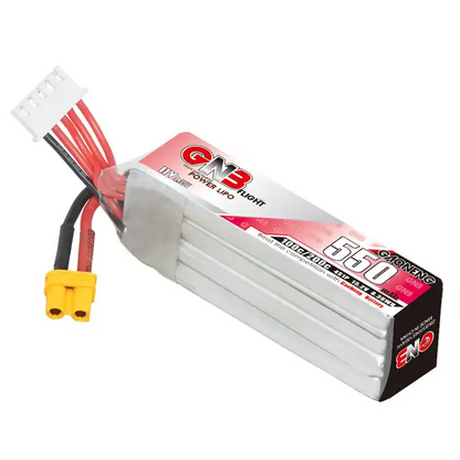 Gaoneng GNB 15.2V 4S 550mAh 100C LiHV Micro Battery (Long Type) - XT30