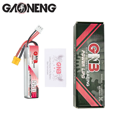 GAONENG GNB 2S 7.6V HV 550mah 100C XT30 LiPo Battery Lighting1  FPV Drone Helicopter Quadcopter