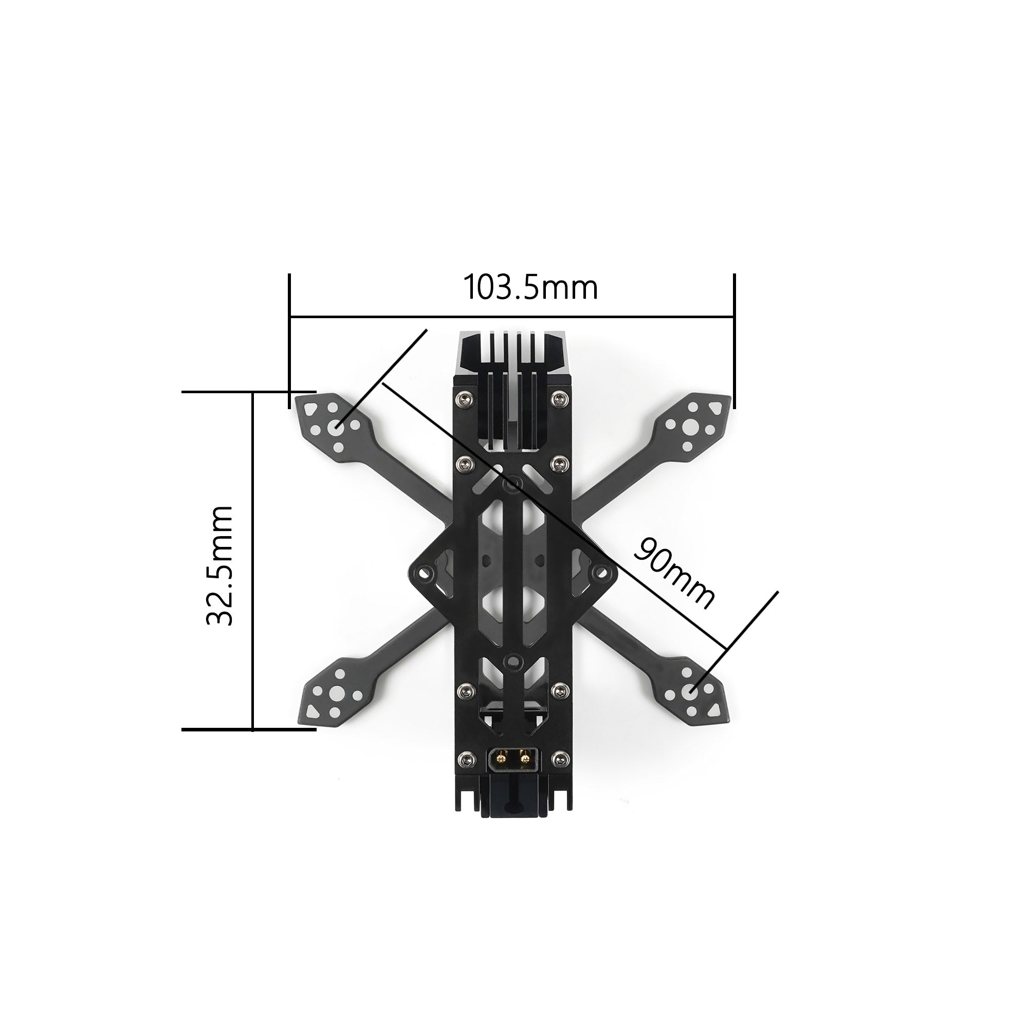 YMZFPV Eagle1 2inch Small FPV Quadrotor Freestyle FPV Frame kit