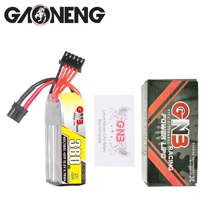 Gaoneng GNB 15.2V 4S 380mAh 90C LiHV Micro Battery - XT30 for  Eagle1